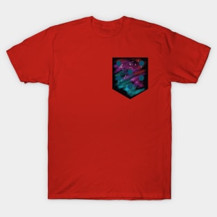 Galaxy Pocket Print T-Shirt